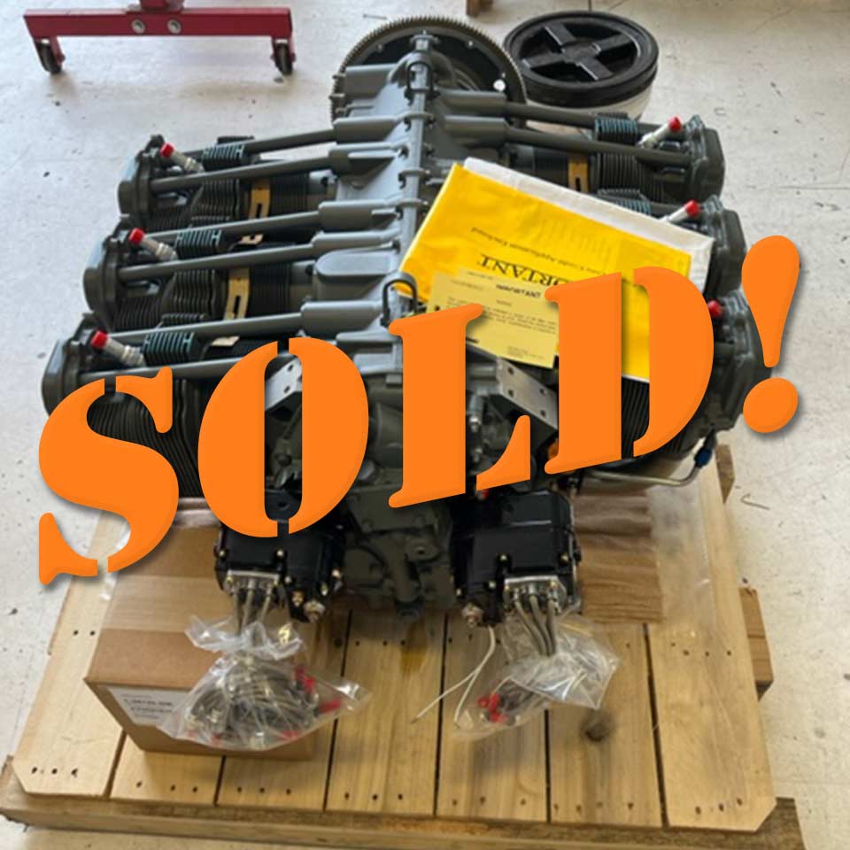 Lycoming O-540 engine has been sold